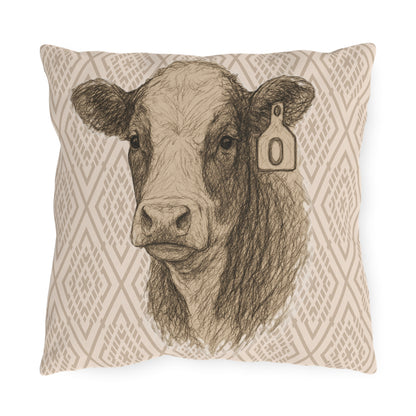 Baldie Patio Pillow