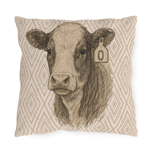 Baldie Patio Pillow