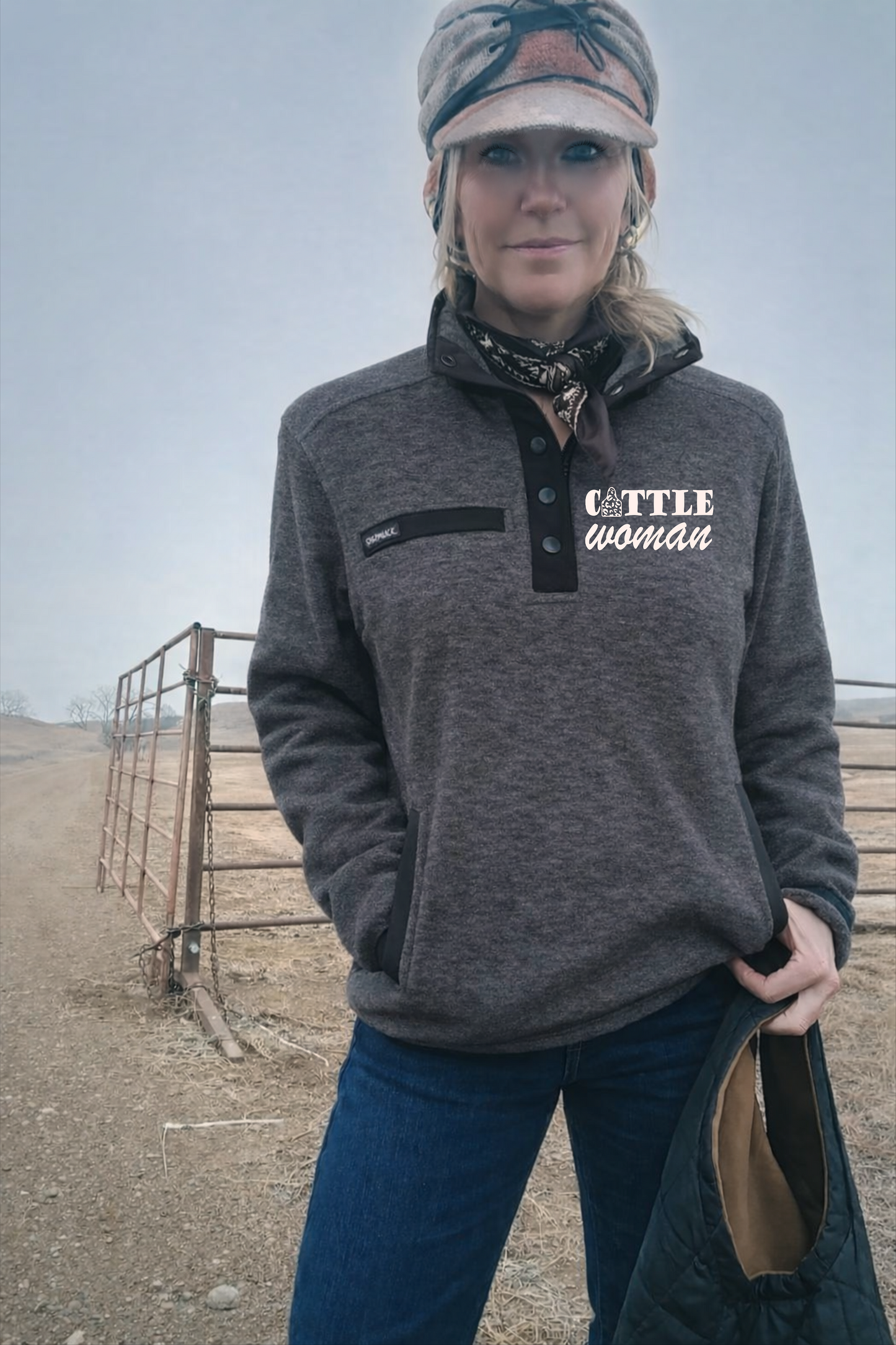 Cattle Woman Quarter Snap