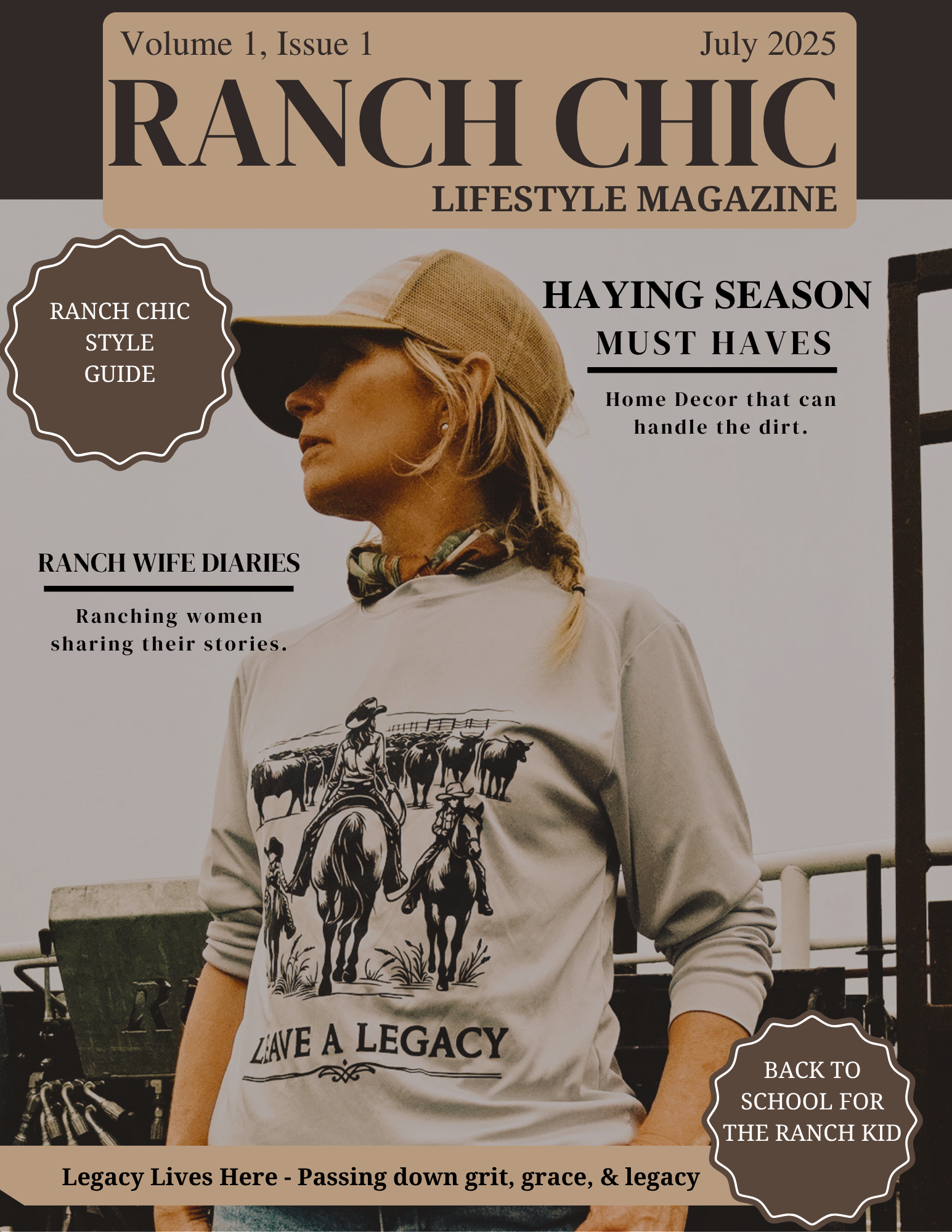 Chic Letters Magazine Ranch Chic Lifestyle Magazine Issue 1 – RanchChic