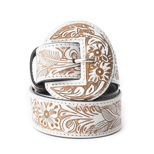 Tooled Leather Belts