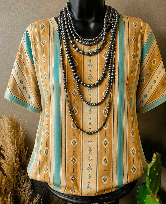 Painted Prairie Casual Tee