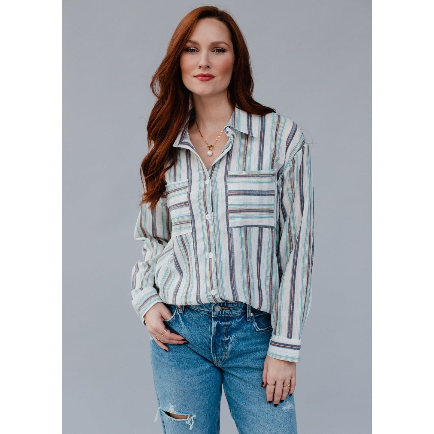 Striped Long Sleeve Shirt