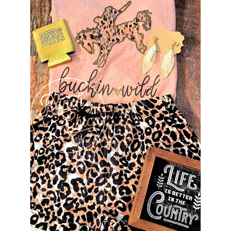 Summer Lovin Leopard Shorts