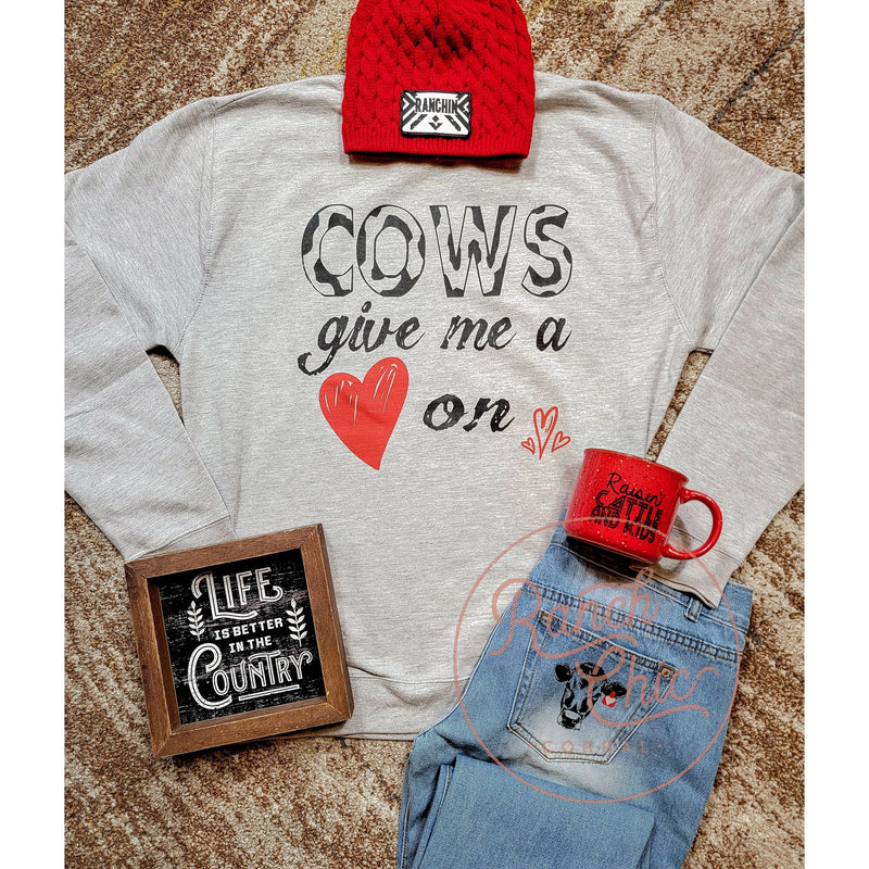 Heart on Sweatshirt