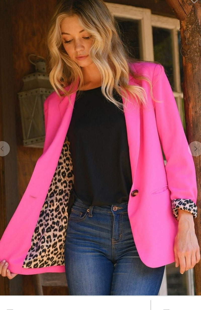 Pink Blazer