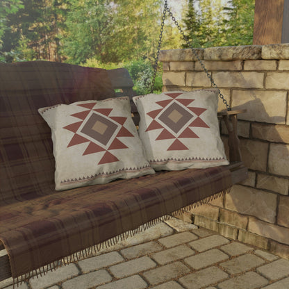 Prairie Days Aztec Outdoor Pillow