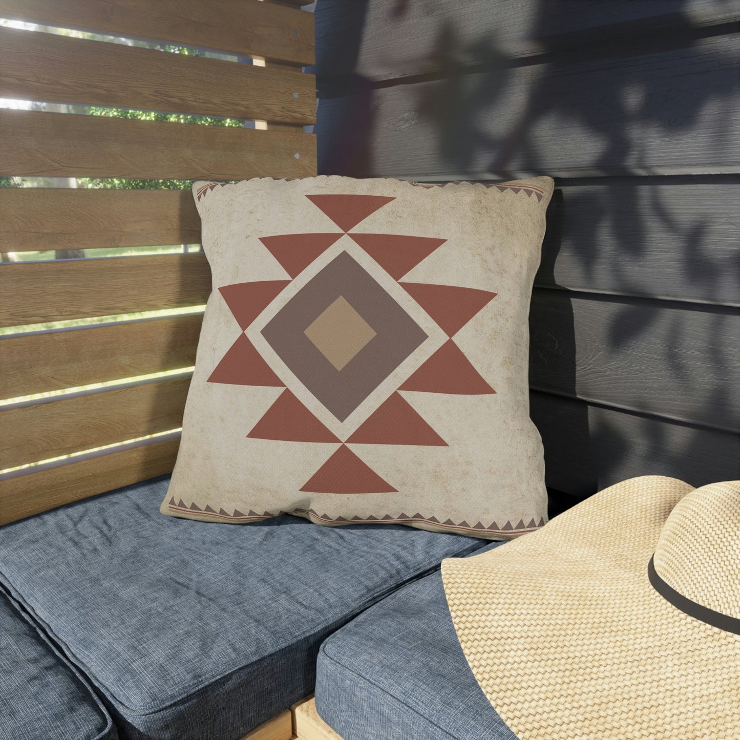 Prairie Days Aztec Outdoor Pillow