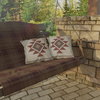 Prairie Days Aztec Outdoor Pillow