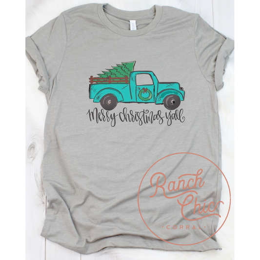 Vintage Truck Christmas Tees